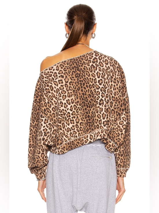 R13 Off Shoulder Patti Sweatshirt - Picture 3 of 9